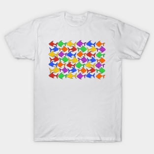 Bright interlocking fishies T-Shirt